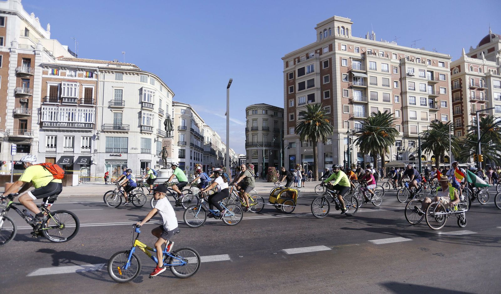 Fotos del Día de la Bicicleta en Málaga