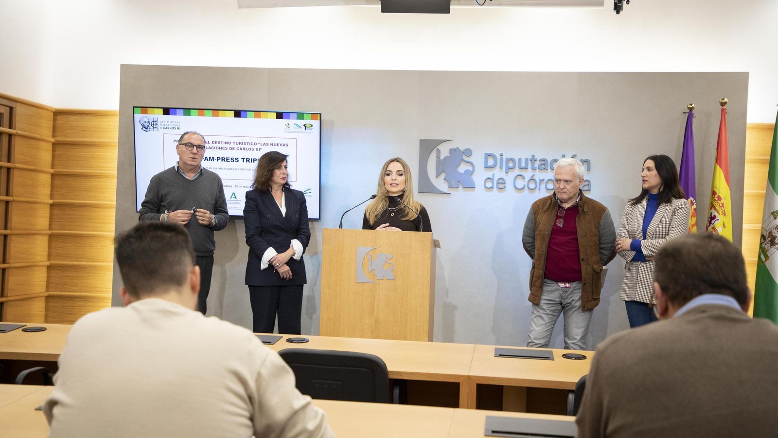 Presentación de la ruta turística por las Nuevas Poblaciones de Carlos III. Presentación de la ruta turística por las Nuevas Poblaciones de Carlos III.