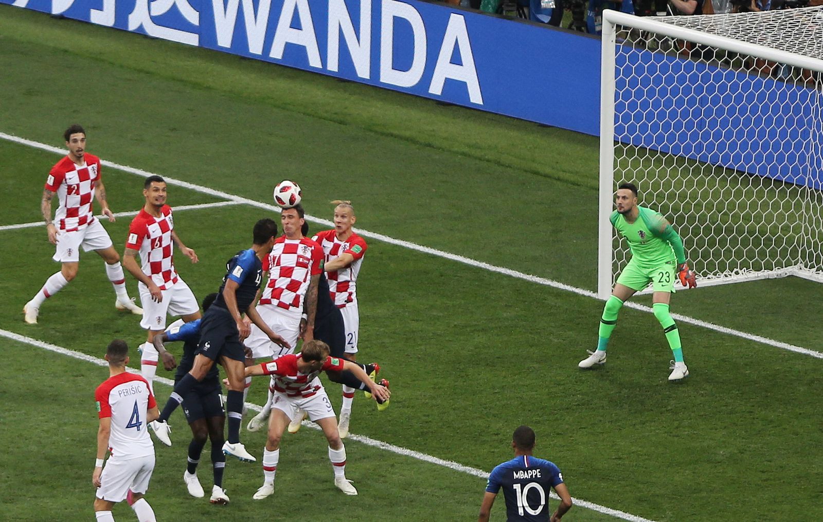 El Francia-Croacia de la final del Mundial de Rusia, en imágenes