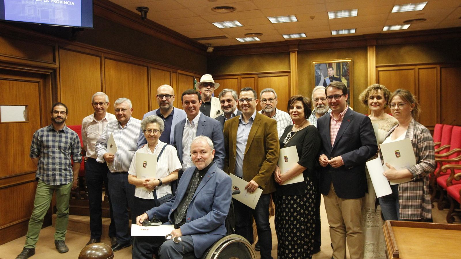 Nueve asociaciones recibieron este jueves la ayuda de la Diputación Provincial