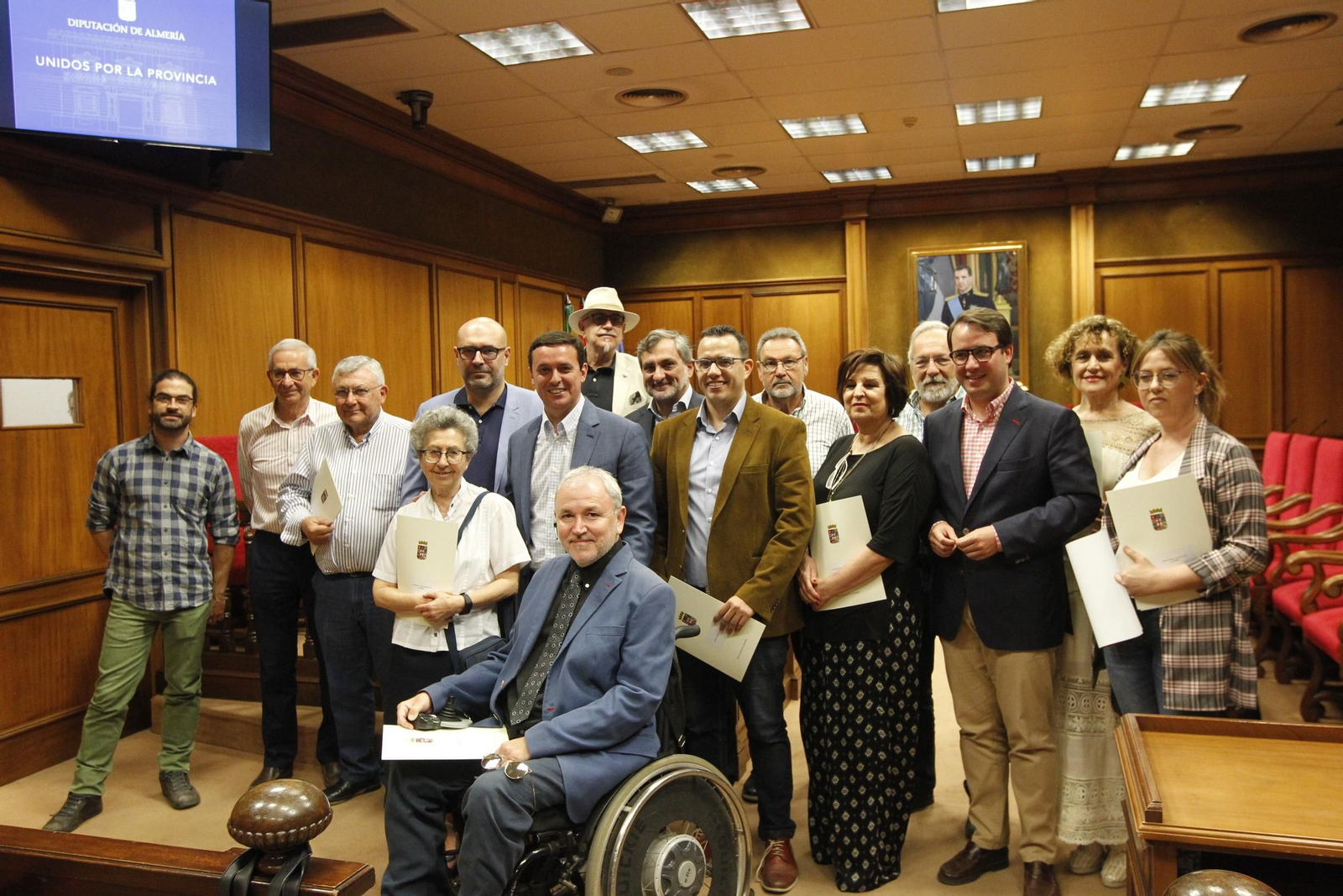 Nueve asociaciones recibieron este jueves la ayuda de la Diputación Provincial