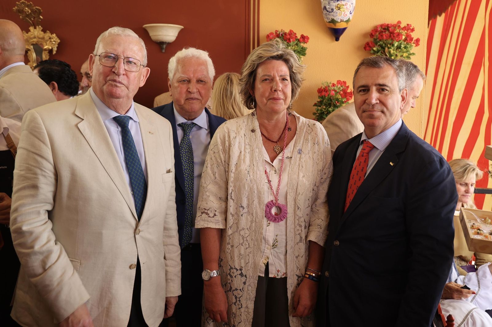 Recepción en la caseta de El Labradores