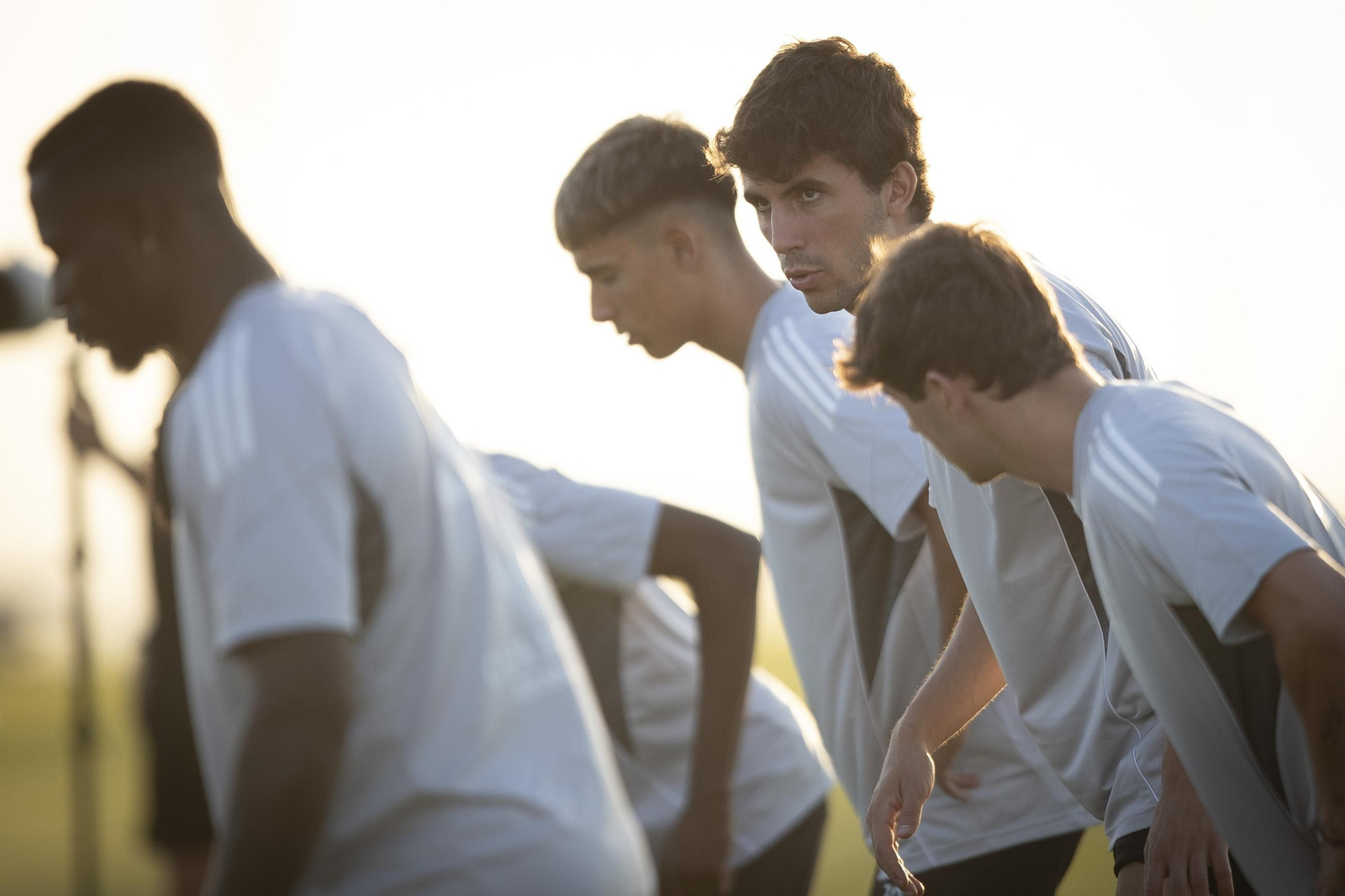 Las mejores imágenes del primer entrenamiento del Granada CF