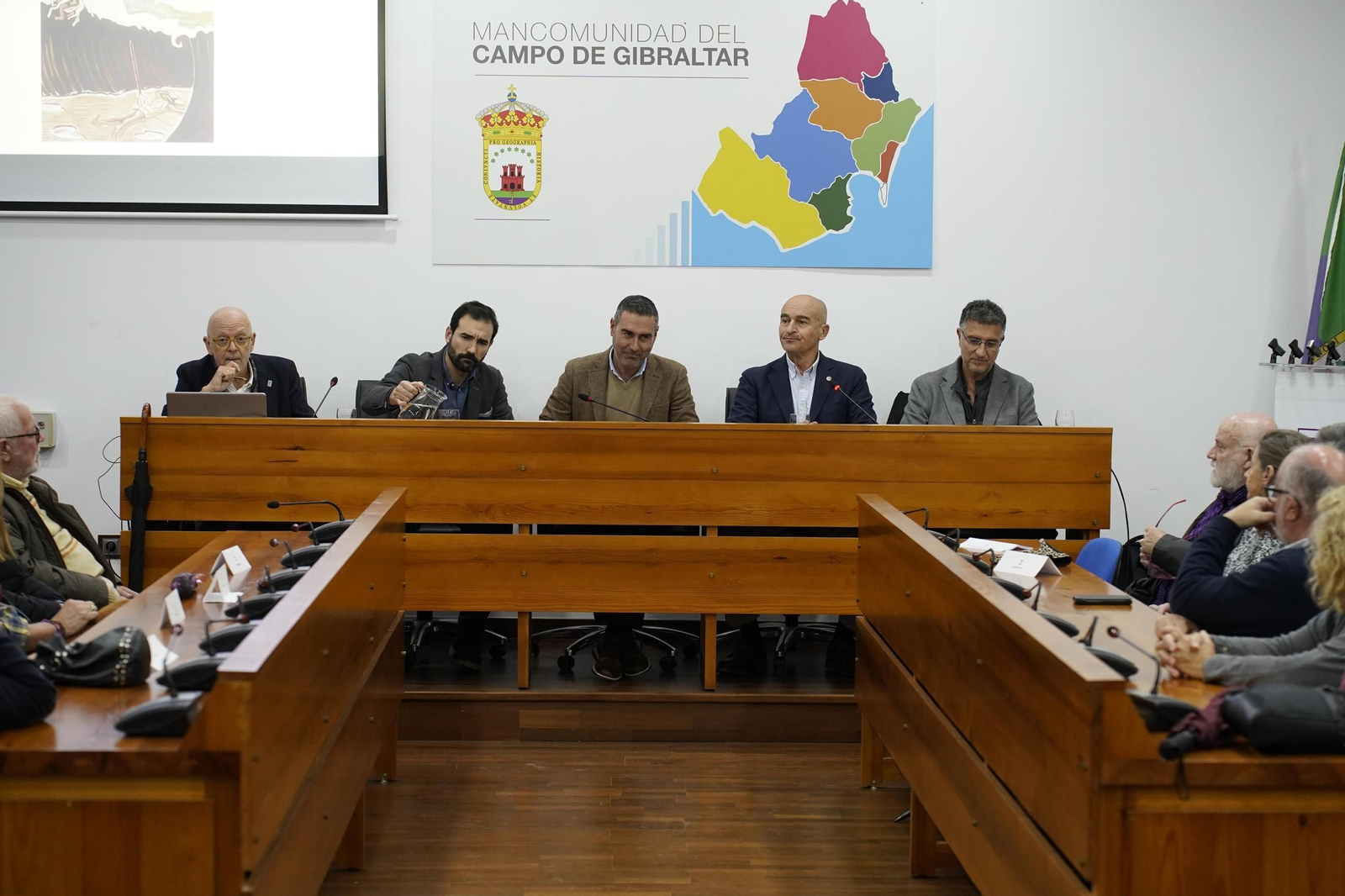 De izquierda a derecha: José Juan Yborra, Enrique Martínez, Pablo garcía, Ángel Sáez y Javier Chaparro.
