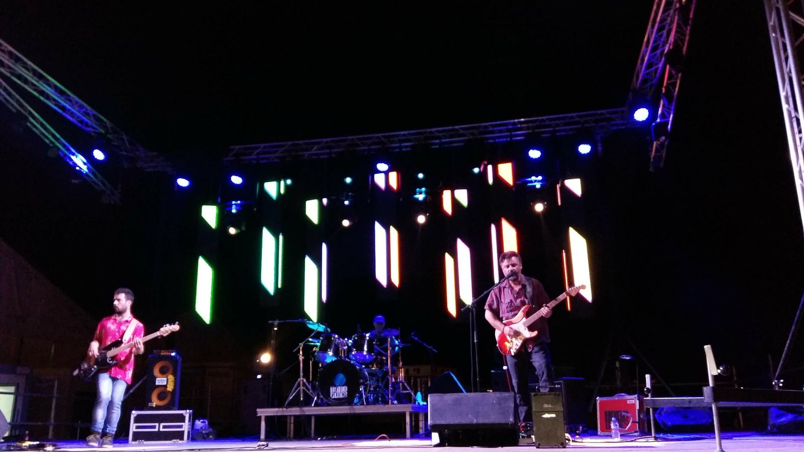Concierto del grupo Hobo Blues en la Feria de Aracena.