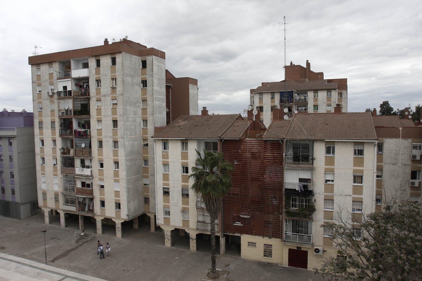 Una vista de las Tres Mil Viviendas de Sevilla.