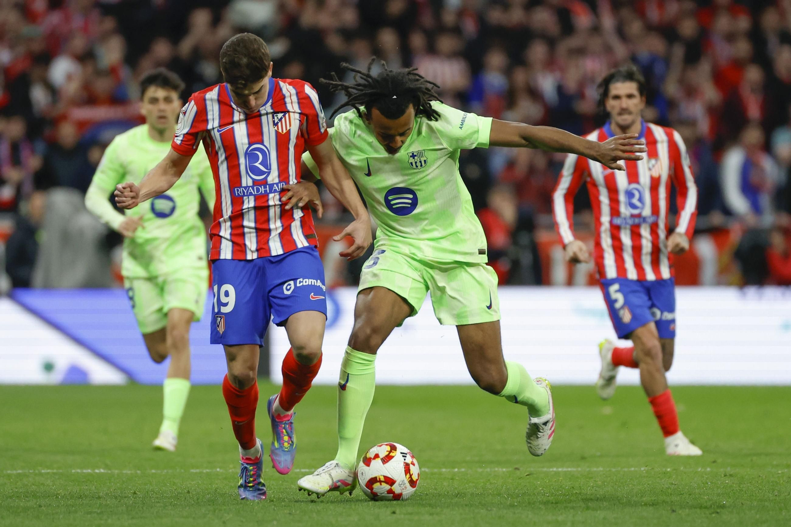 Las fotos del Atlético de Madrid - Barcelona