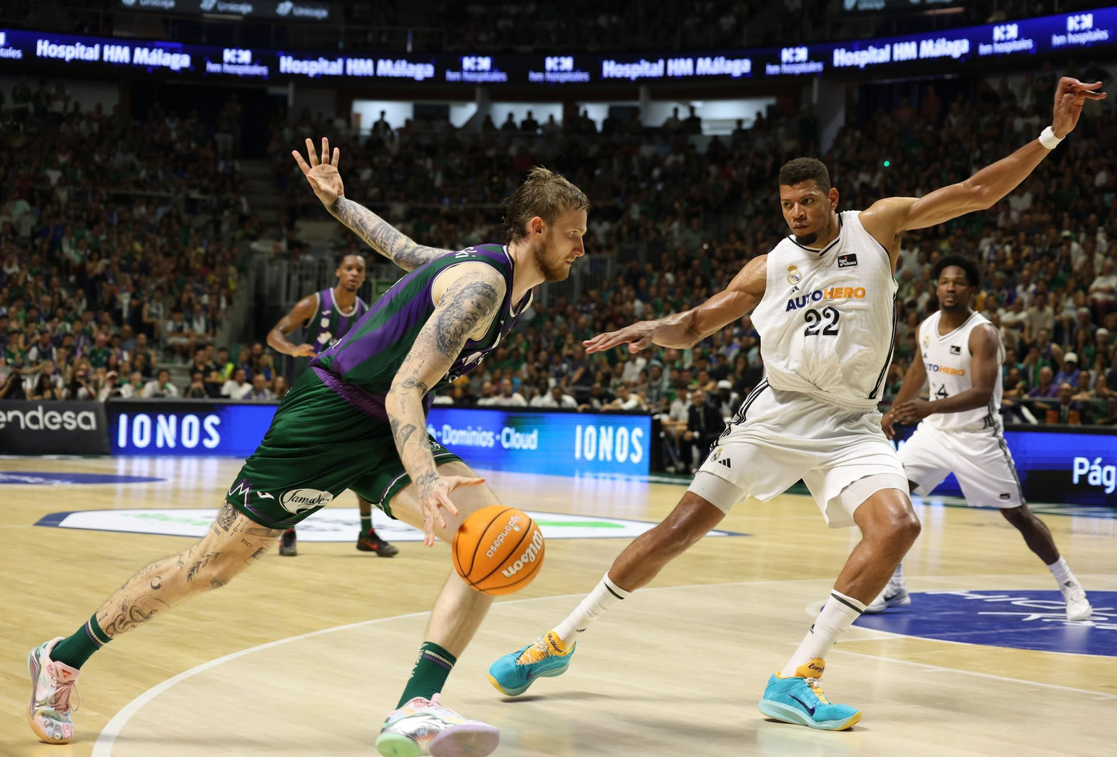 El Unicaja-Real Madrid, en fotos