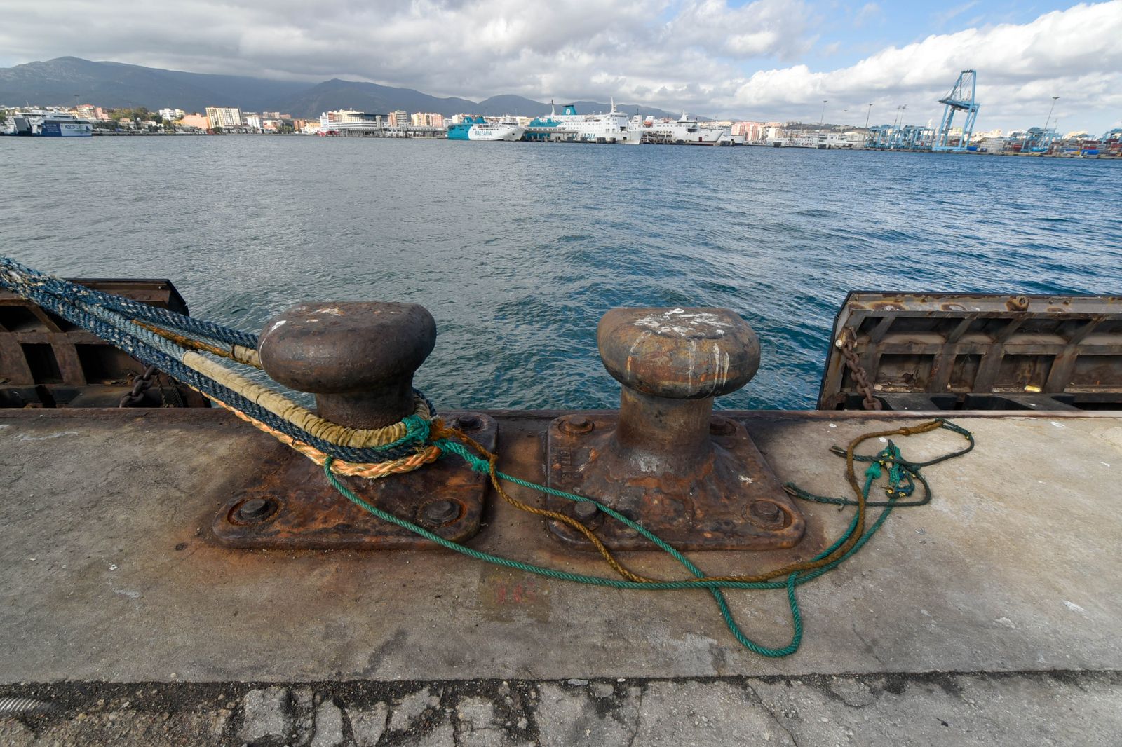 Estado actual del muelle Príncipe Felipe.