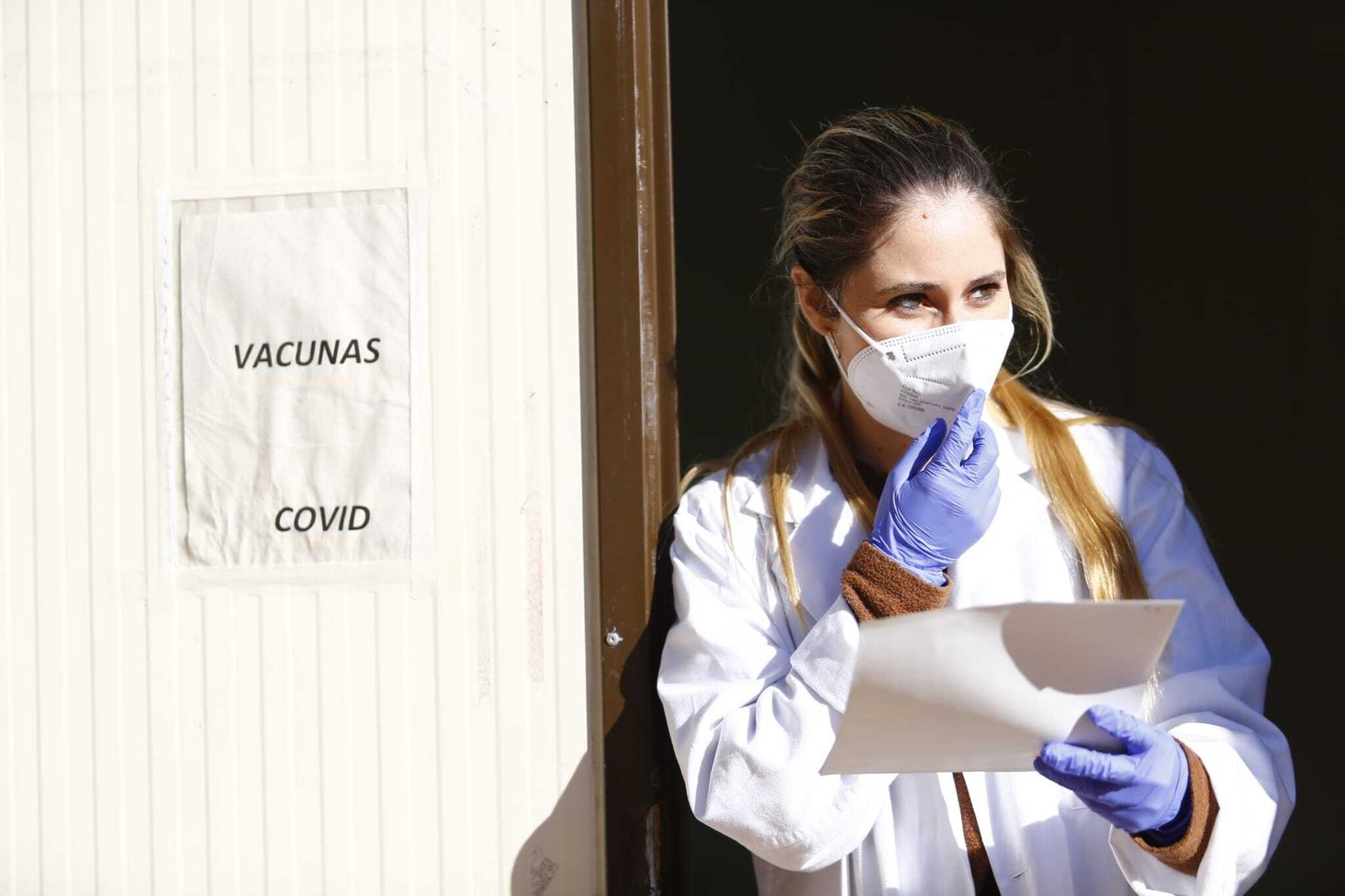 Una sanitaria en Málaga