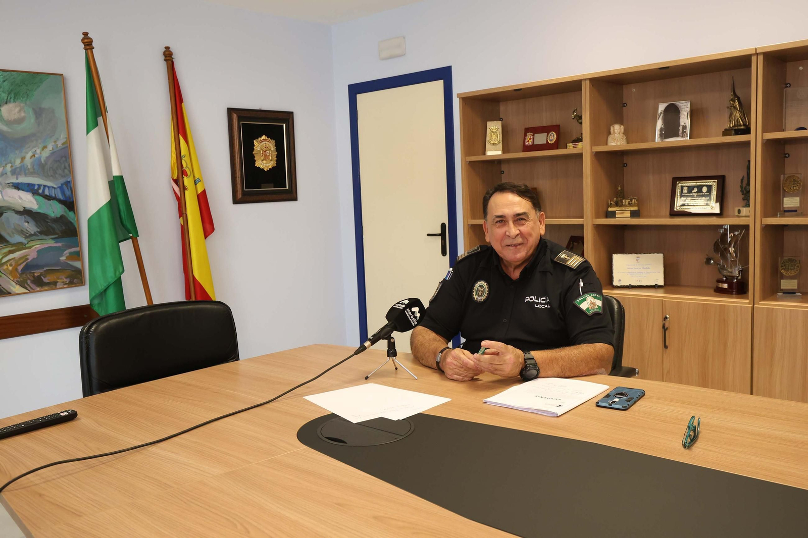 El inspector de la Policía Local, Miguel Ángel Benítez.