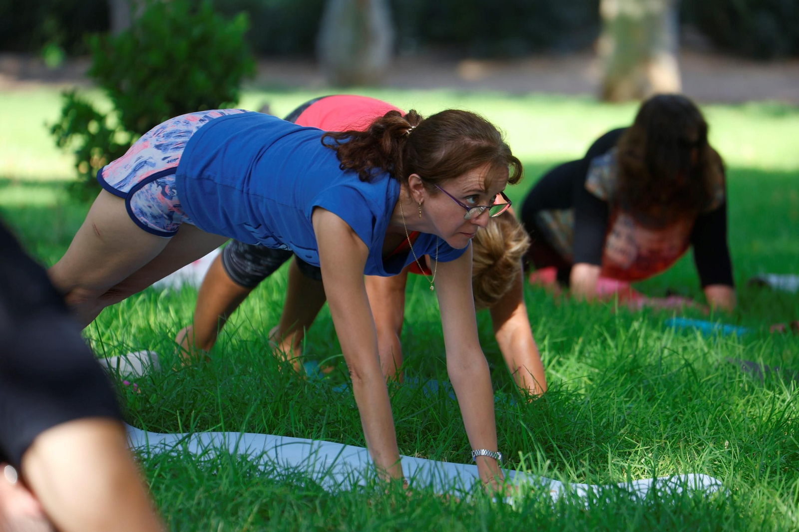 Clases de yoga en los parques de Córdoba