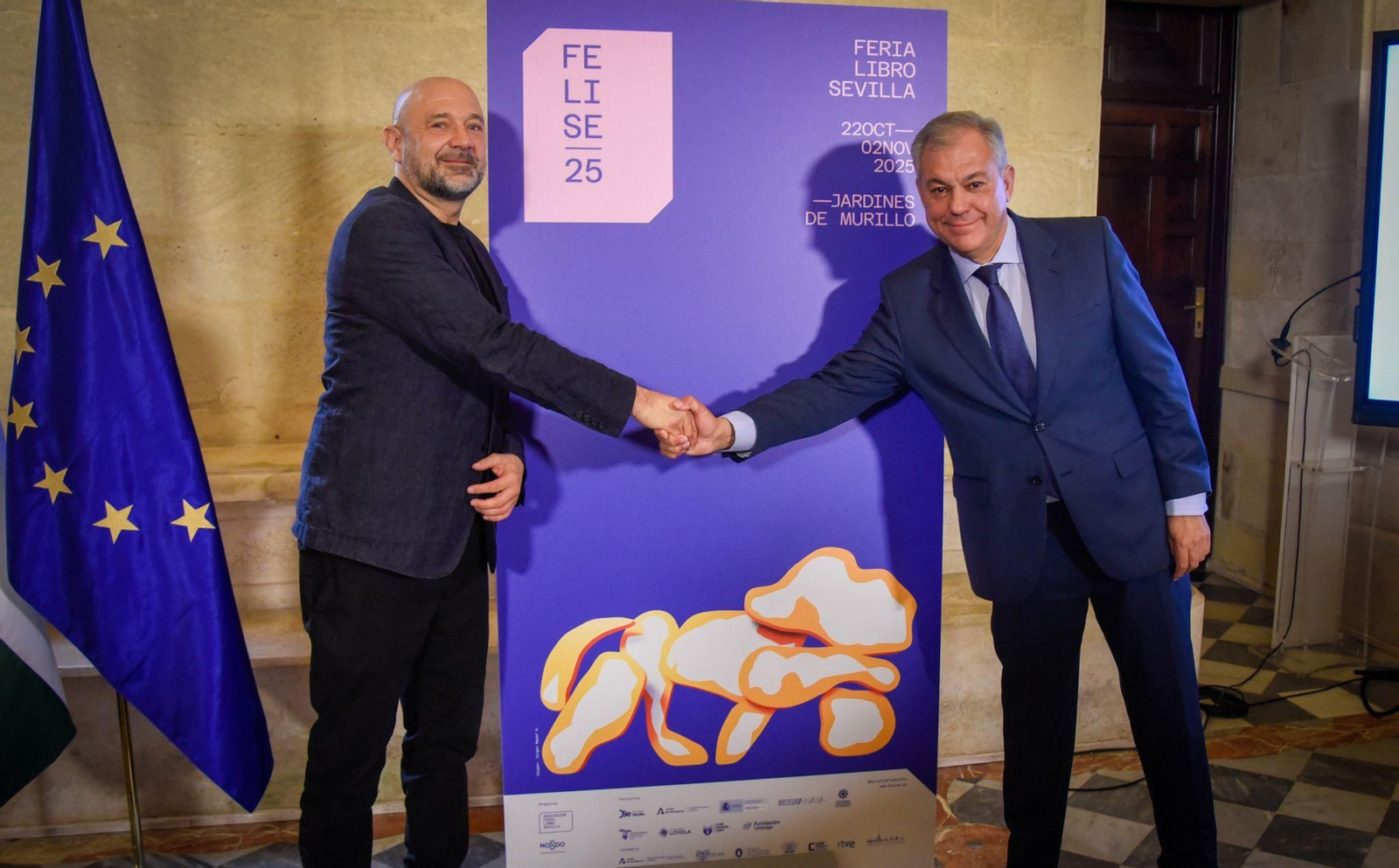 Jürgen Mayer y el alcalde José Luis Sanz.