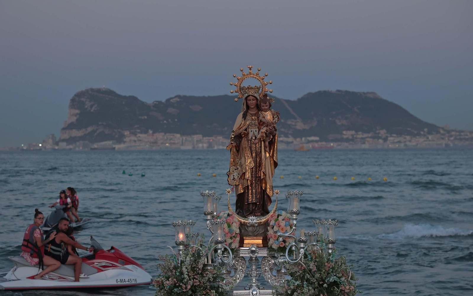 Fotos de la procesión de la Virgen del Carmen en Palmones