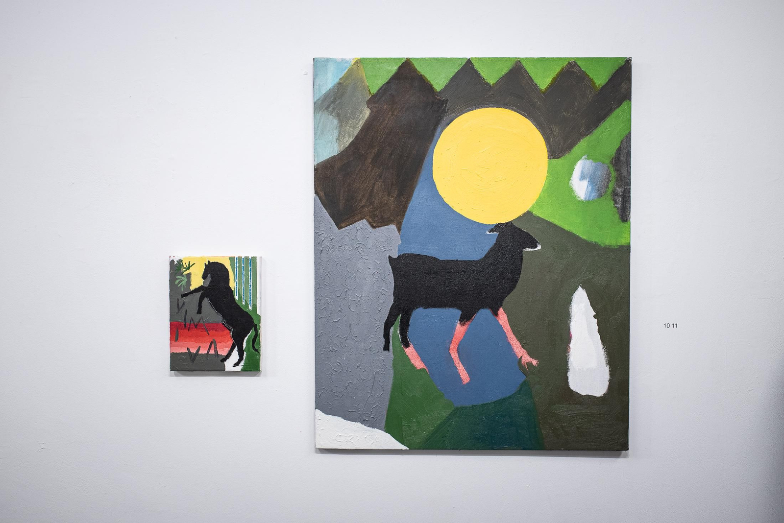 Imágenes de la inauguración de la exposición de Agus Díaz Vázque " Y bebió agua de una fuente"