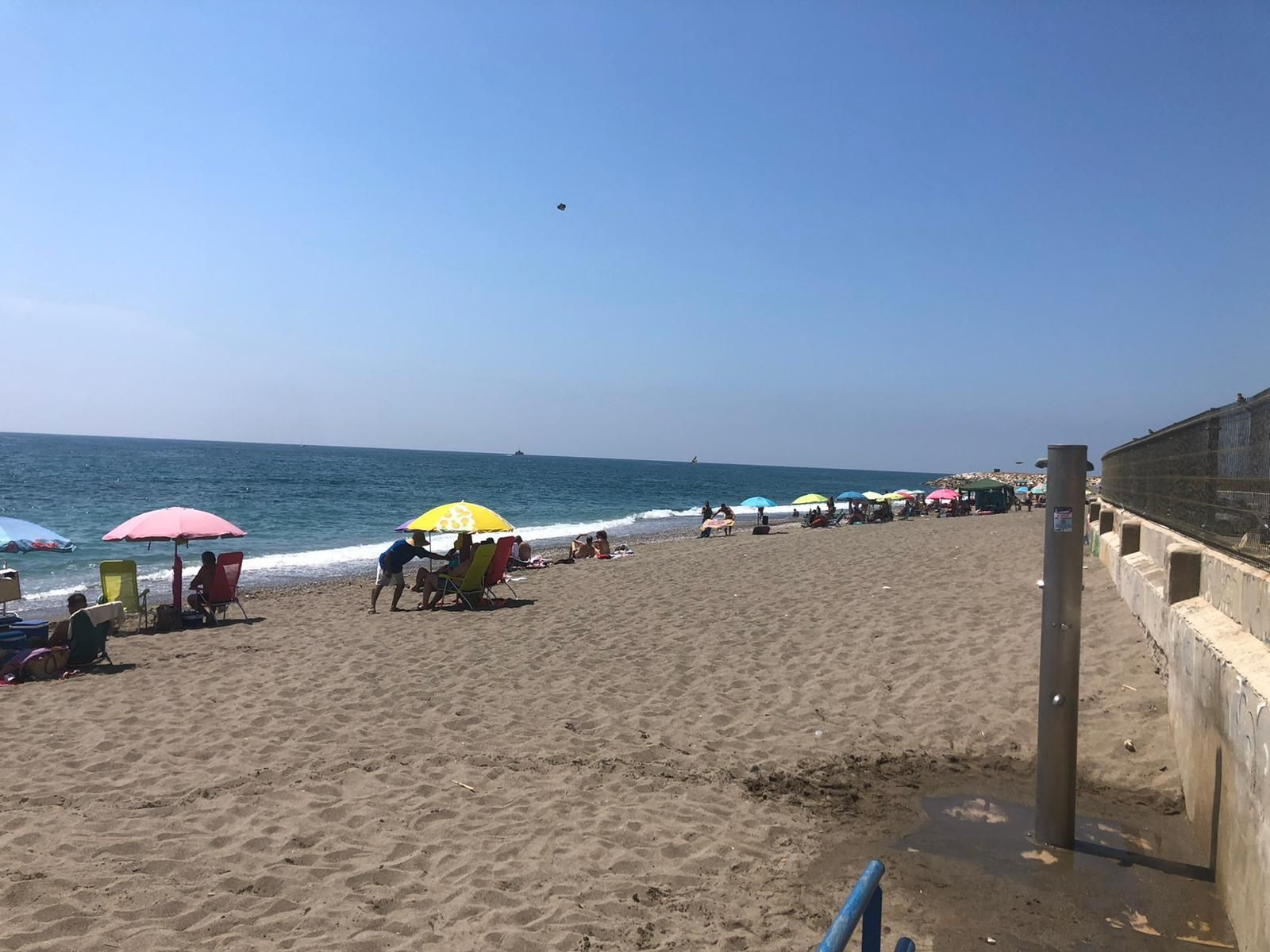 La playa de Sacaba este domingo.