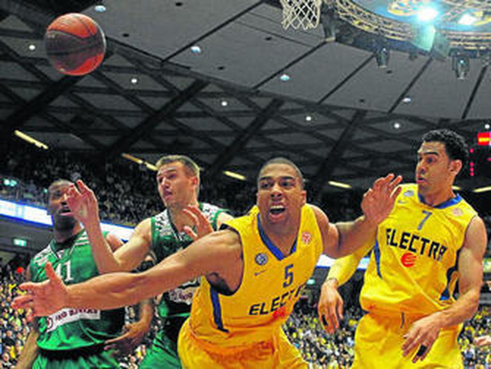 Richard Hendrix, en su etapa en el Maccabi de Tel Aviv.