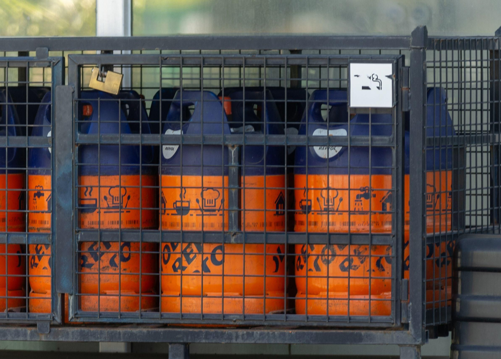 Bombonas de butano en una imagen de archivo.