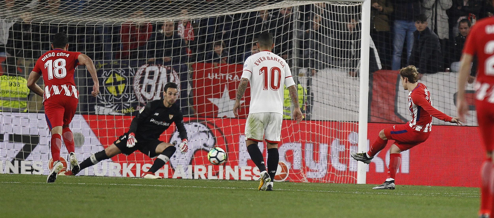 Las imágenes del Sevilla-Atlético de Madrid