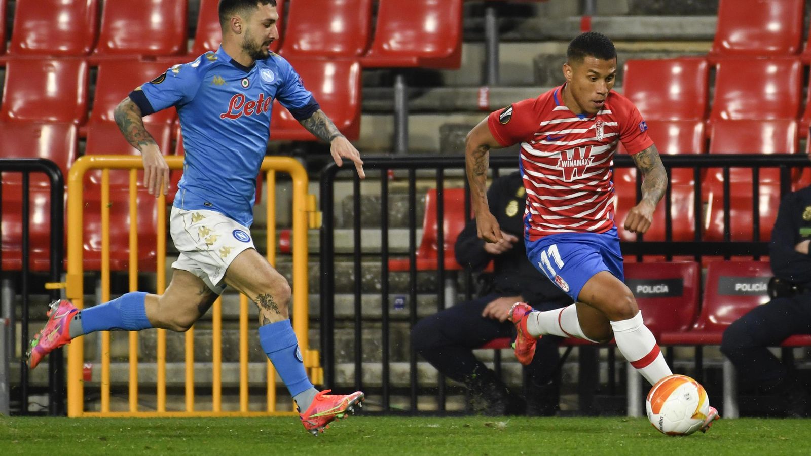 Machís fue un puñal para la defensa napolitana.