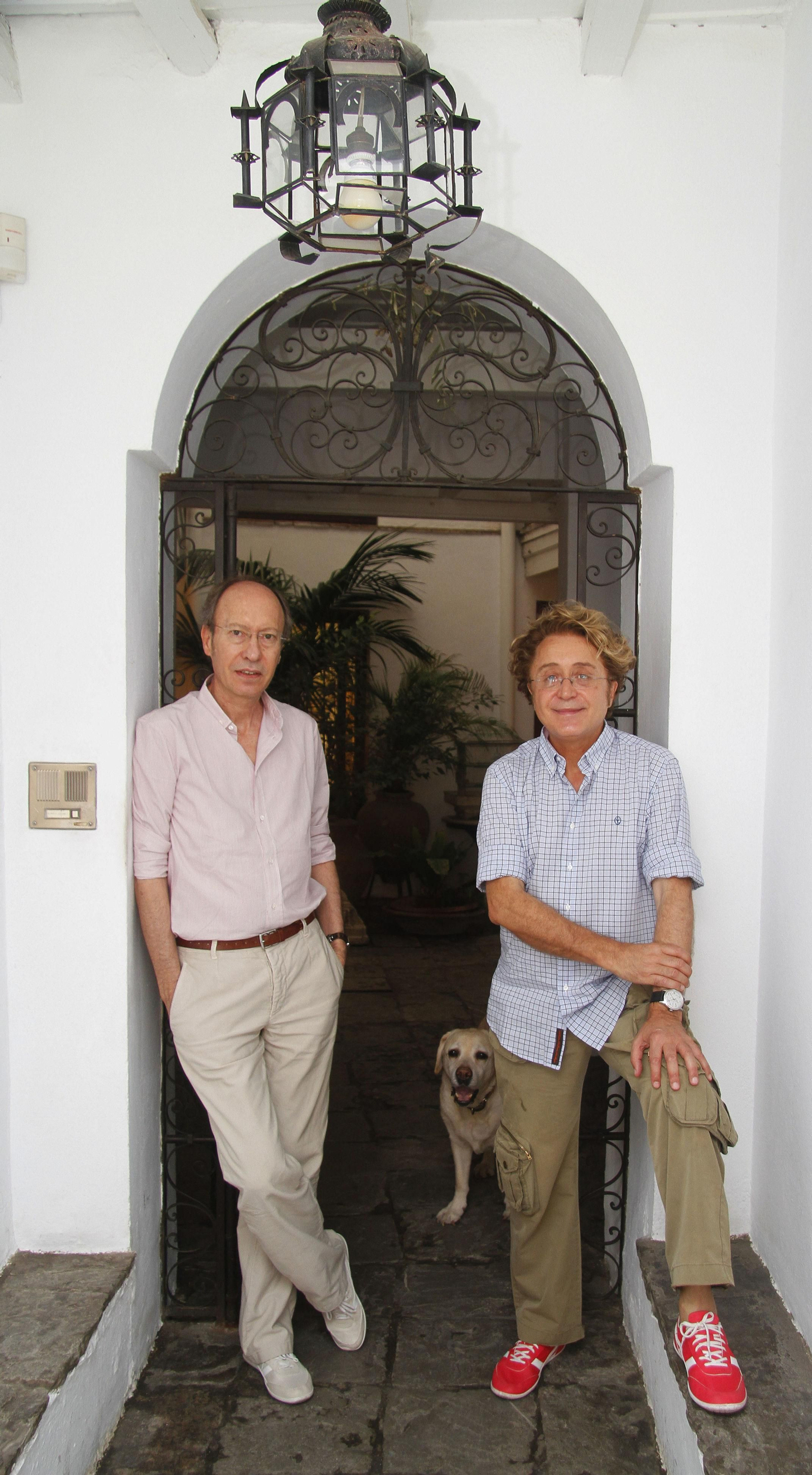 Los diseñadores en la casa natal de Velázquez.