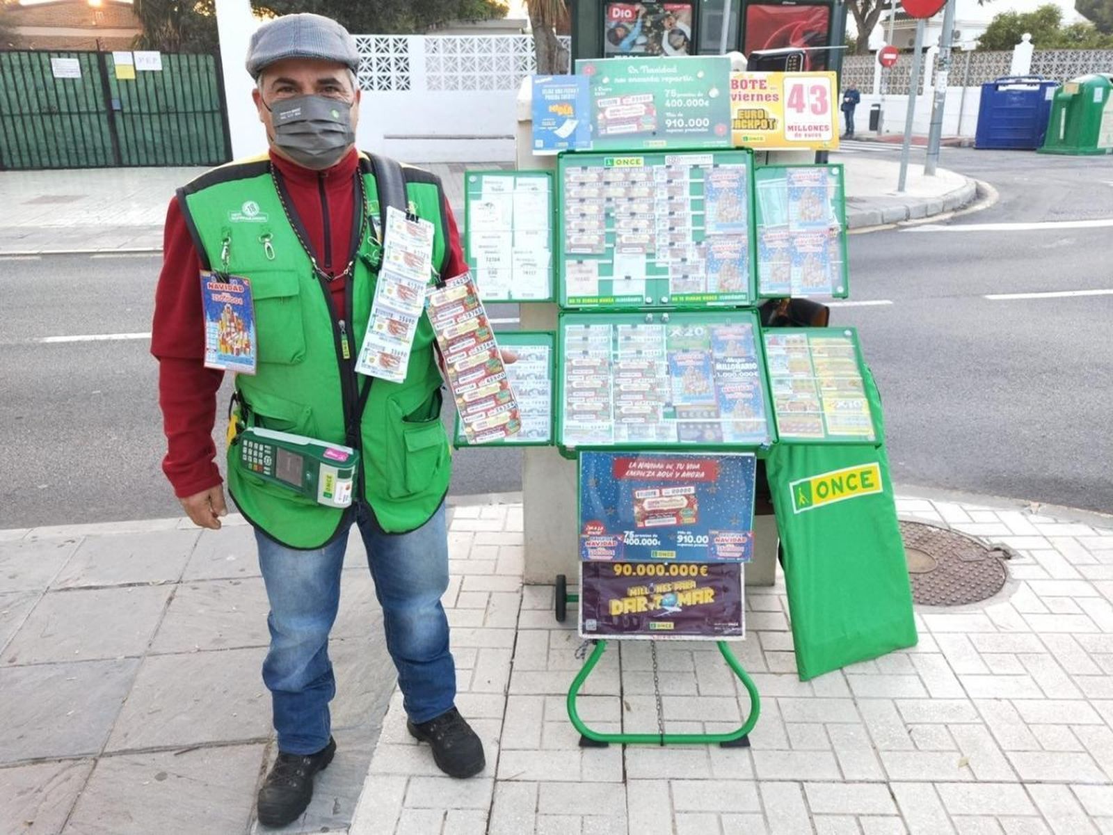 El vendedor del cupón, Federico Medina.
