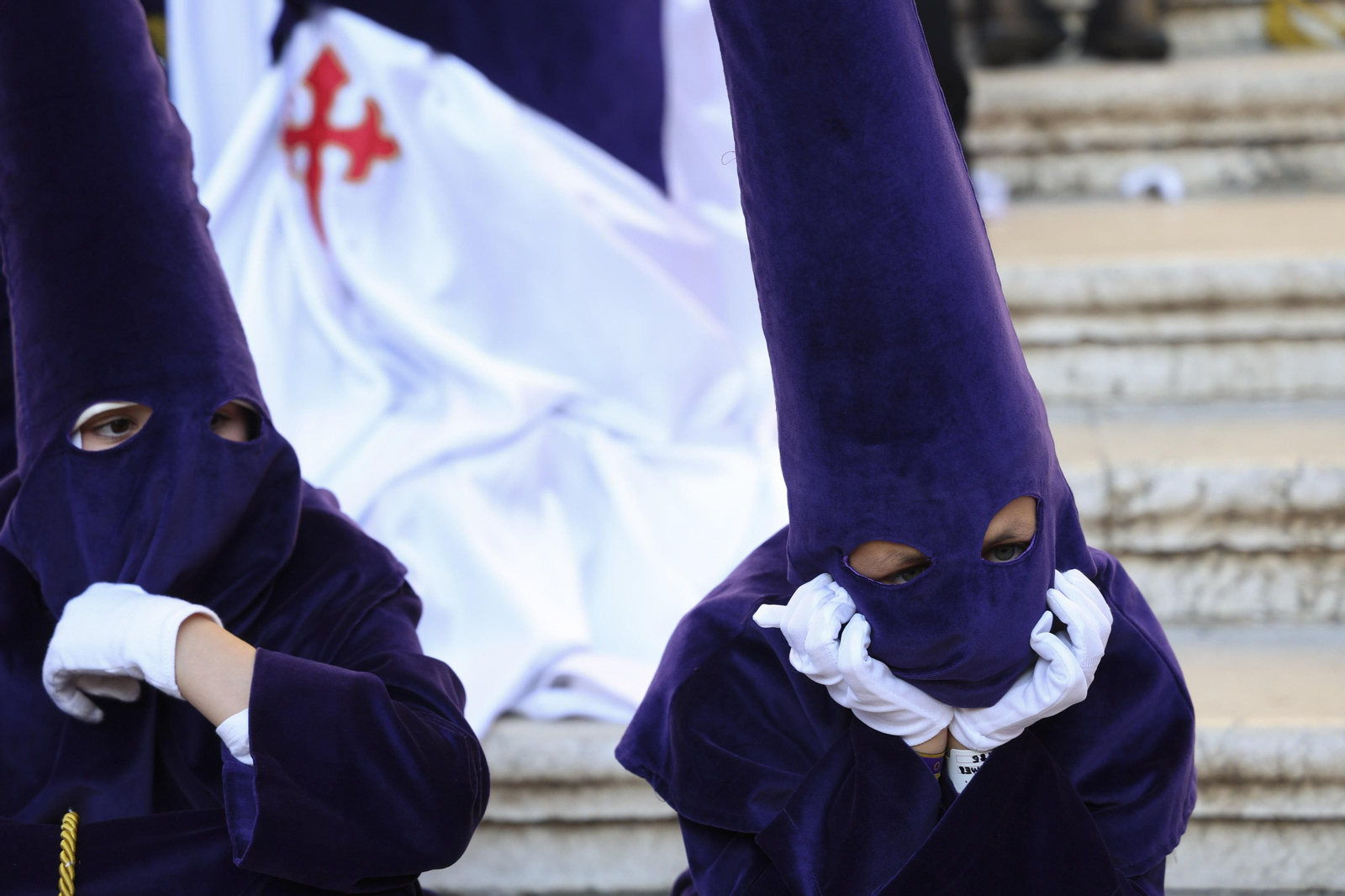 El Rico, en su procesión del Miércoles Santo en Málaga El Rico, en su procesión del Miércoles Santo en Málaga