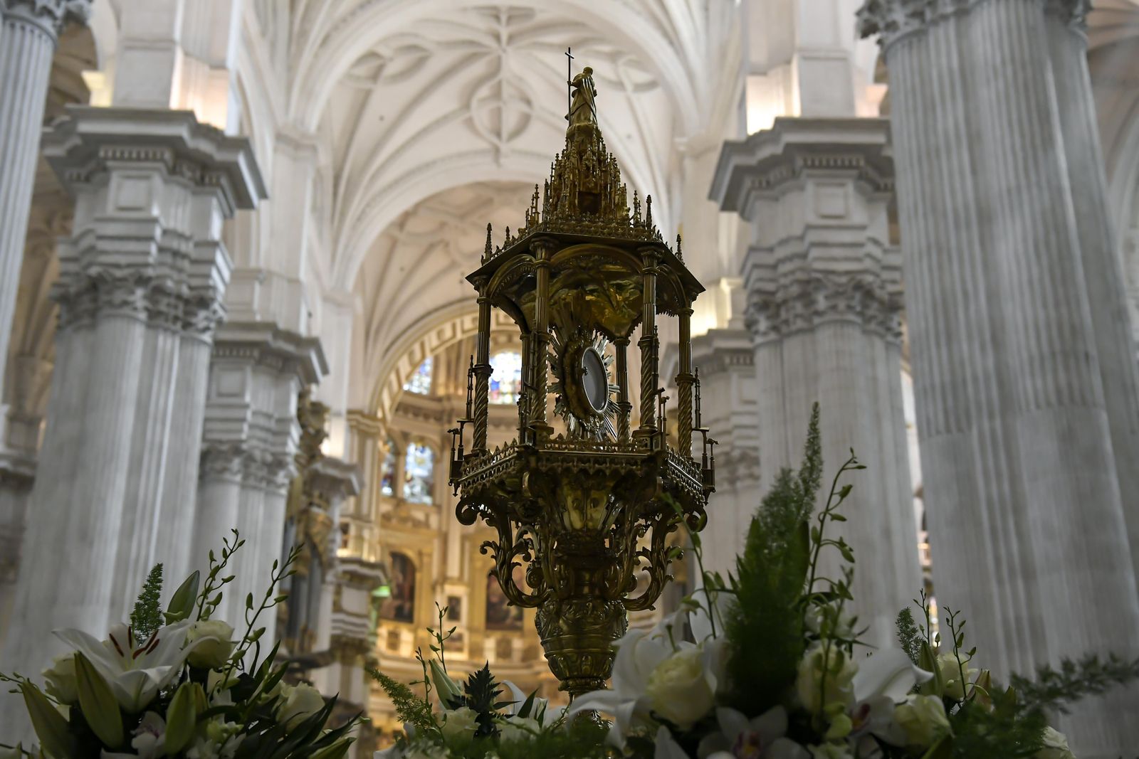 Fotos: la celebración del Corpus Christi 2021 en la Catedral de Granada
