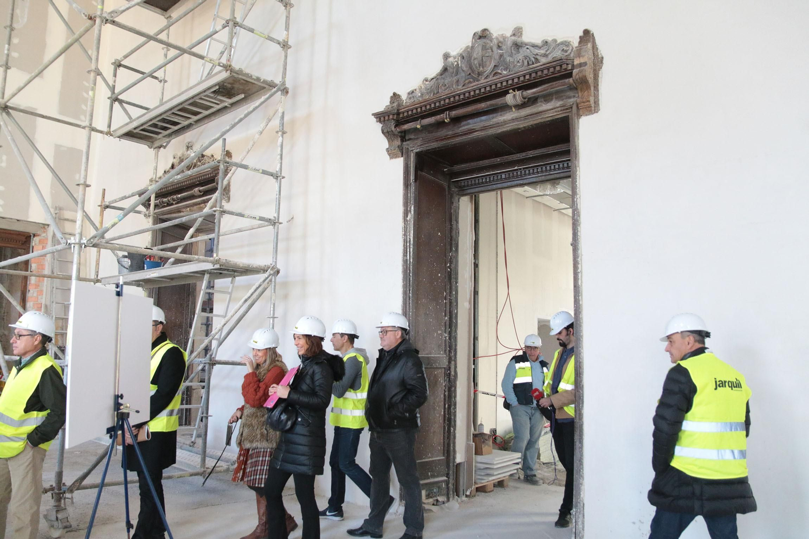 Así avanzan las obras de rehabilitación del Ayuntamiento de Almería