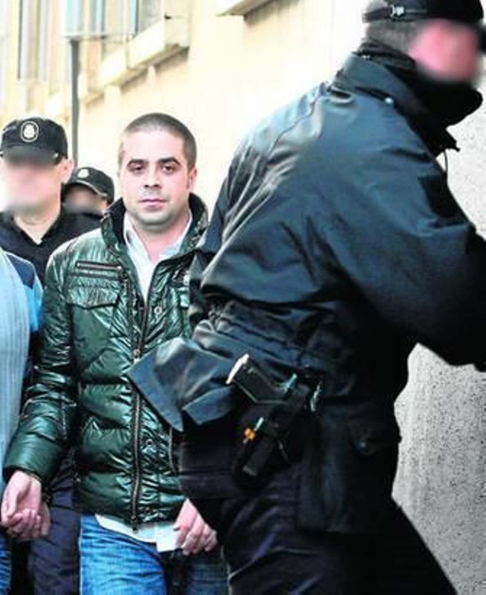 El Yeyo, a su entrada en la Audiencia Provincial de Huelva.