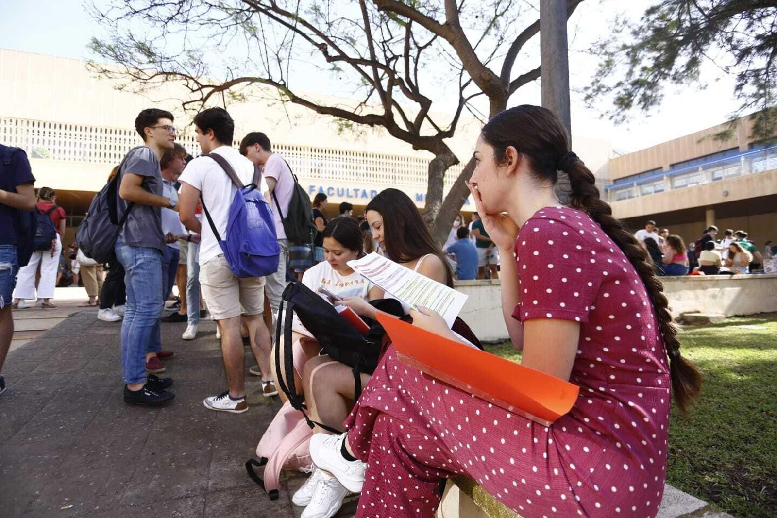 Selectividad 2022 en Málaga, en fotos