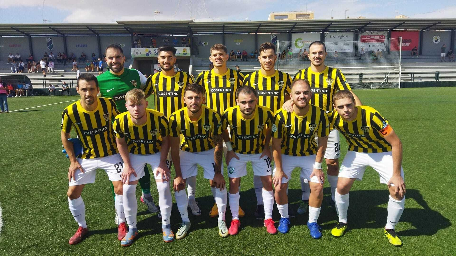 Once presentado por el Cantoria en su visita al Churriana de la Vega en el debut liguero.