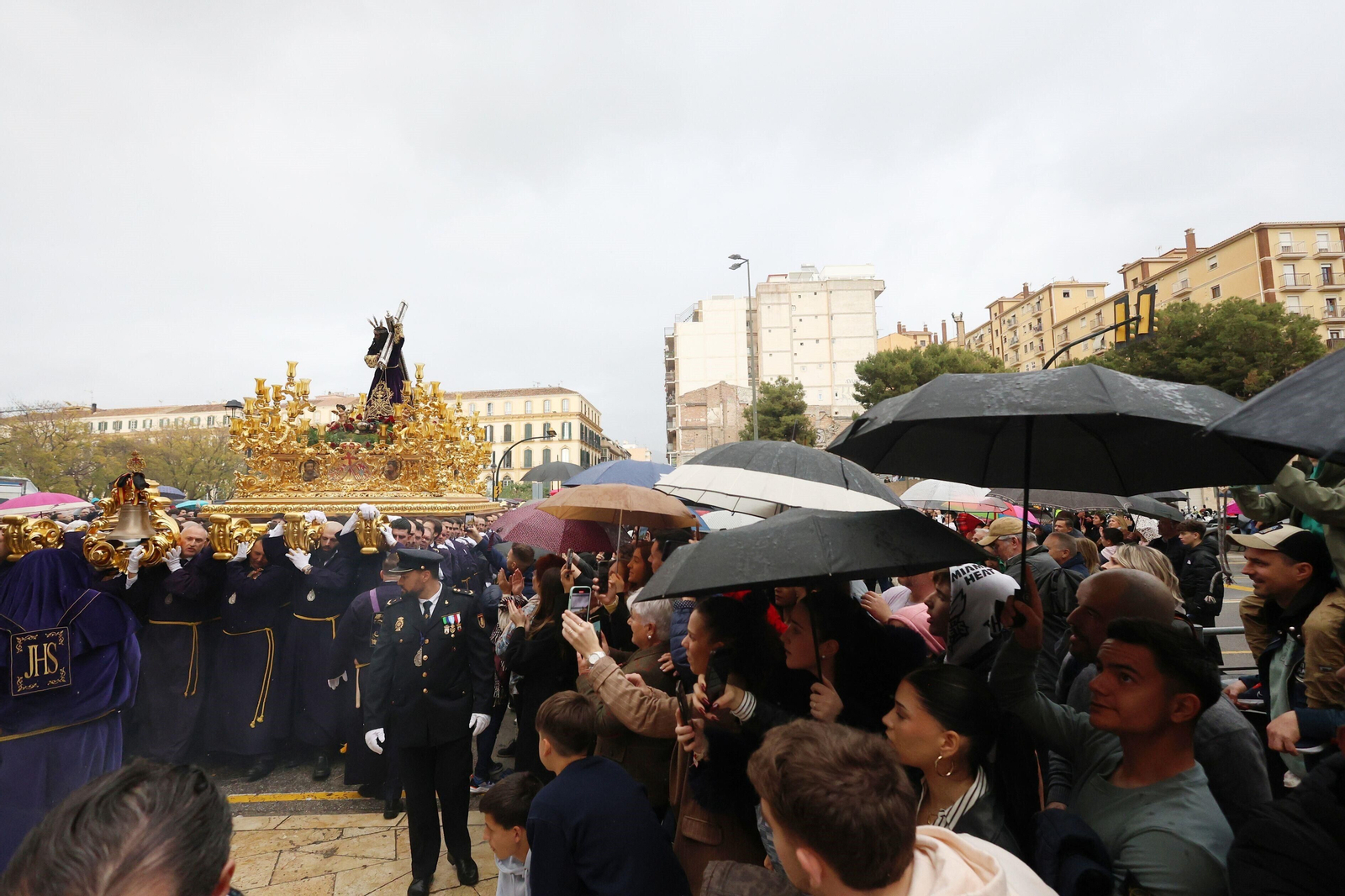 El Rico en el Miécoles Santo en Málaga, en imágenes
