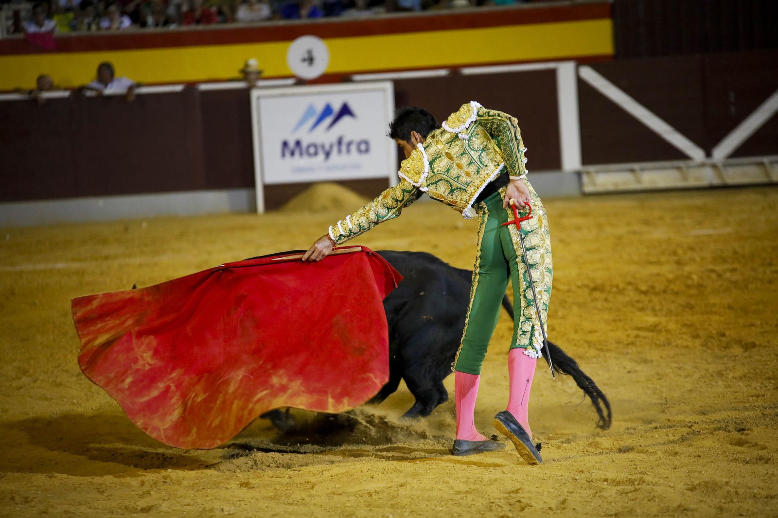 Corrida de toros Berja con un toro indultado, en imágenes