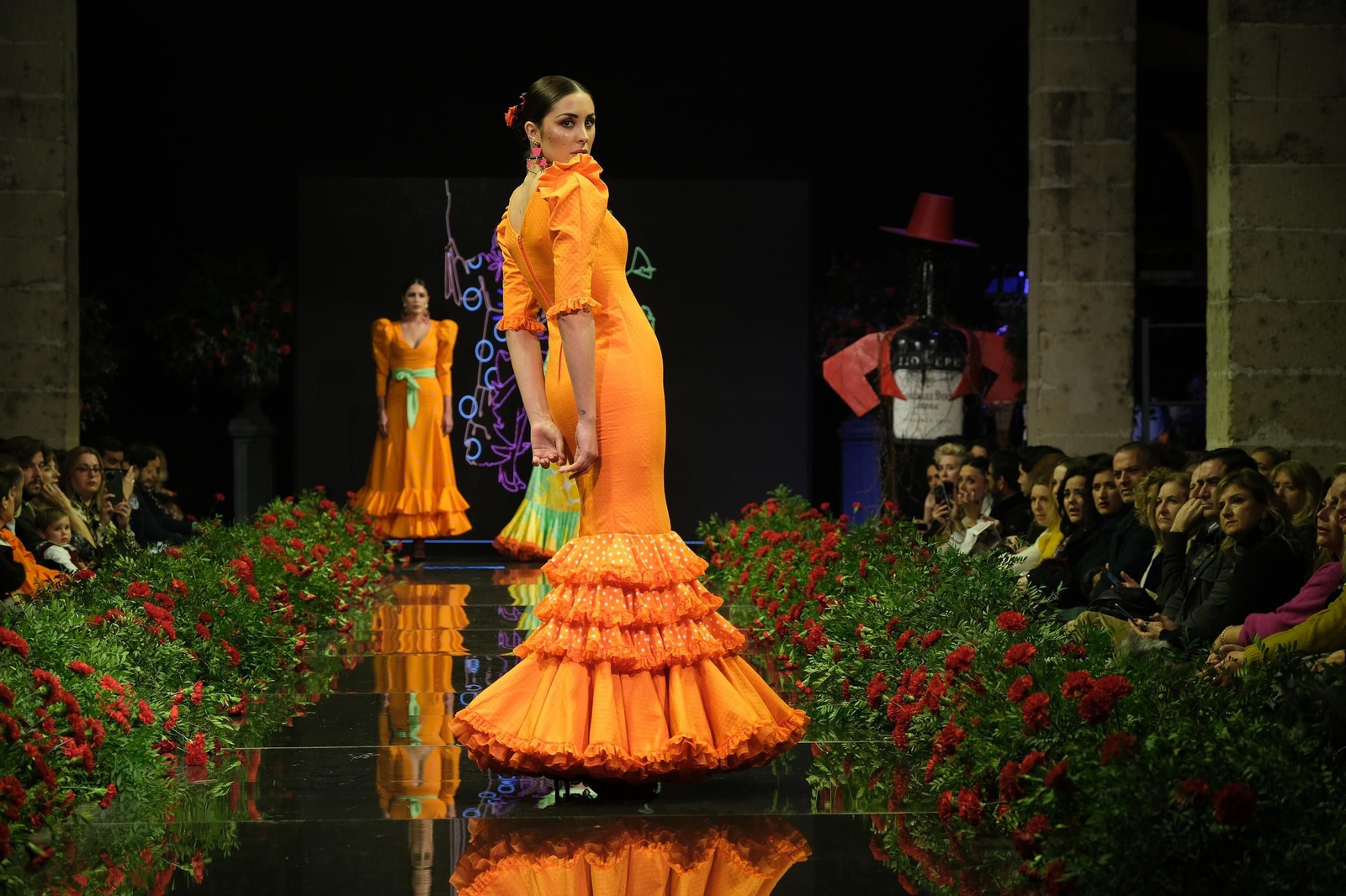 Desfile de Rocío Segovia en la Pasarela Flamenca Jerez Tío Pepe 2023