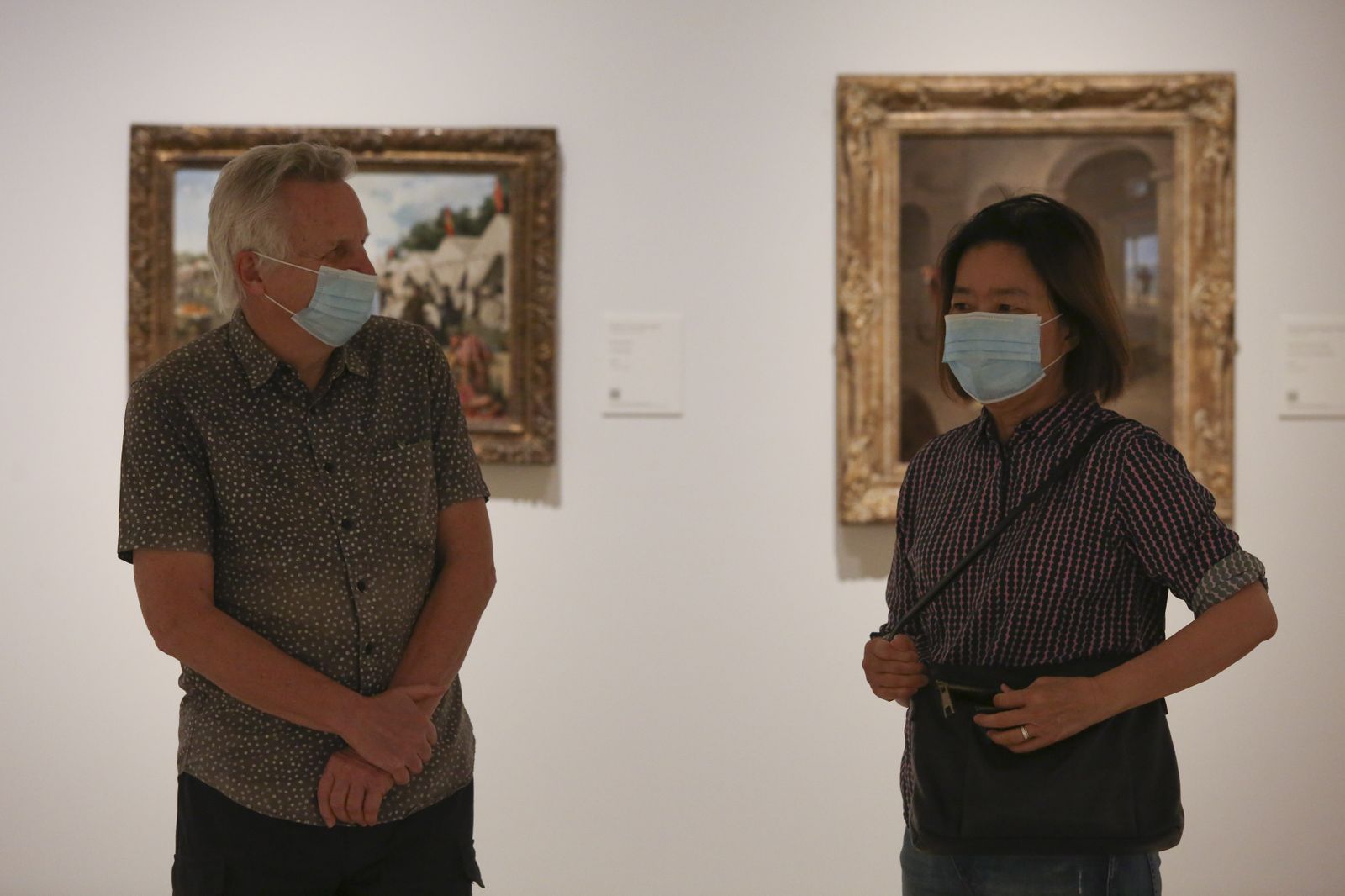 Las fotos del (tímido) reencuentro con los museos en Málaga