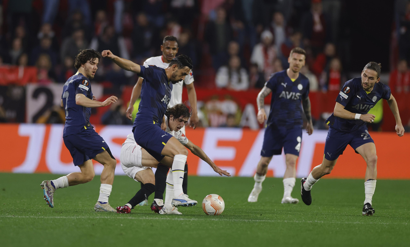 Las imágenes del Sevilla - Fenerbahçe