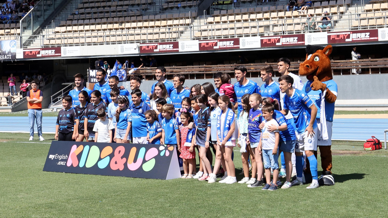 Último partido de liga del Xerez DFC - CD Pozoblanco en Chapín