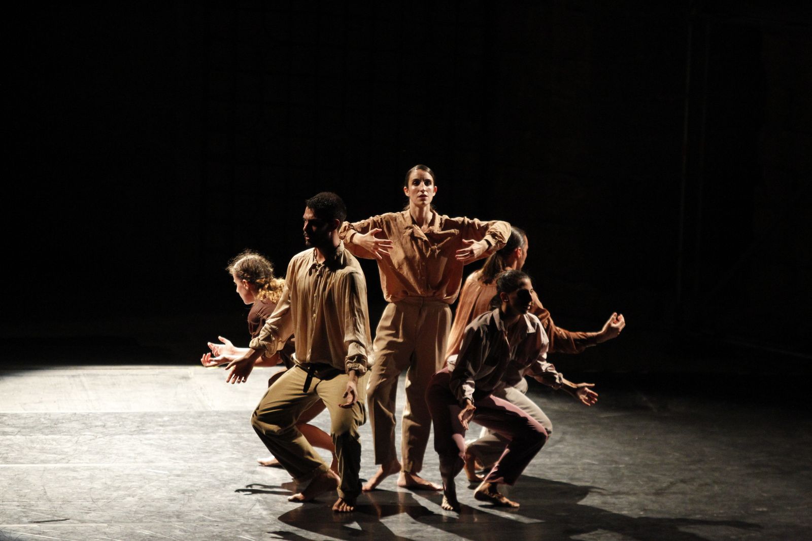 Espectáculo ‘Alanda’ el pasado martes en el tercer recinto de la Alcazaba.