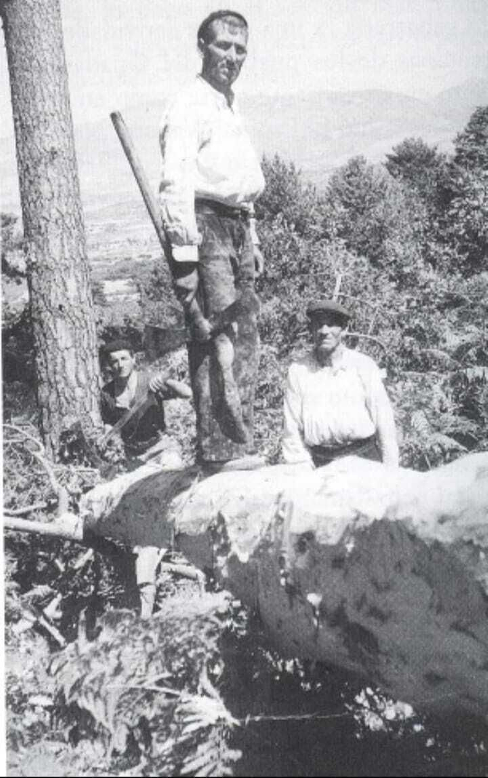 Así trabajaban los pineros de Segura.
