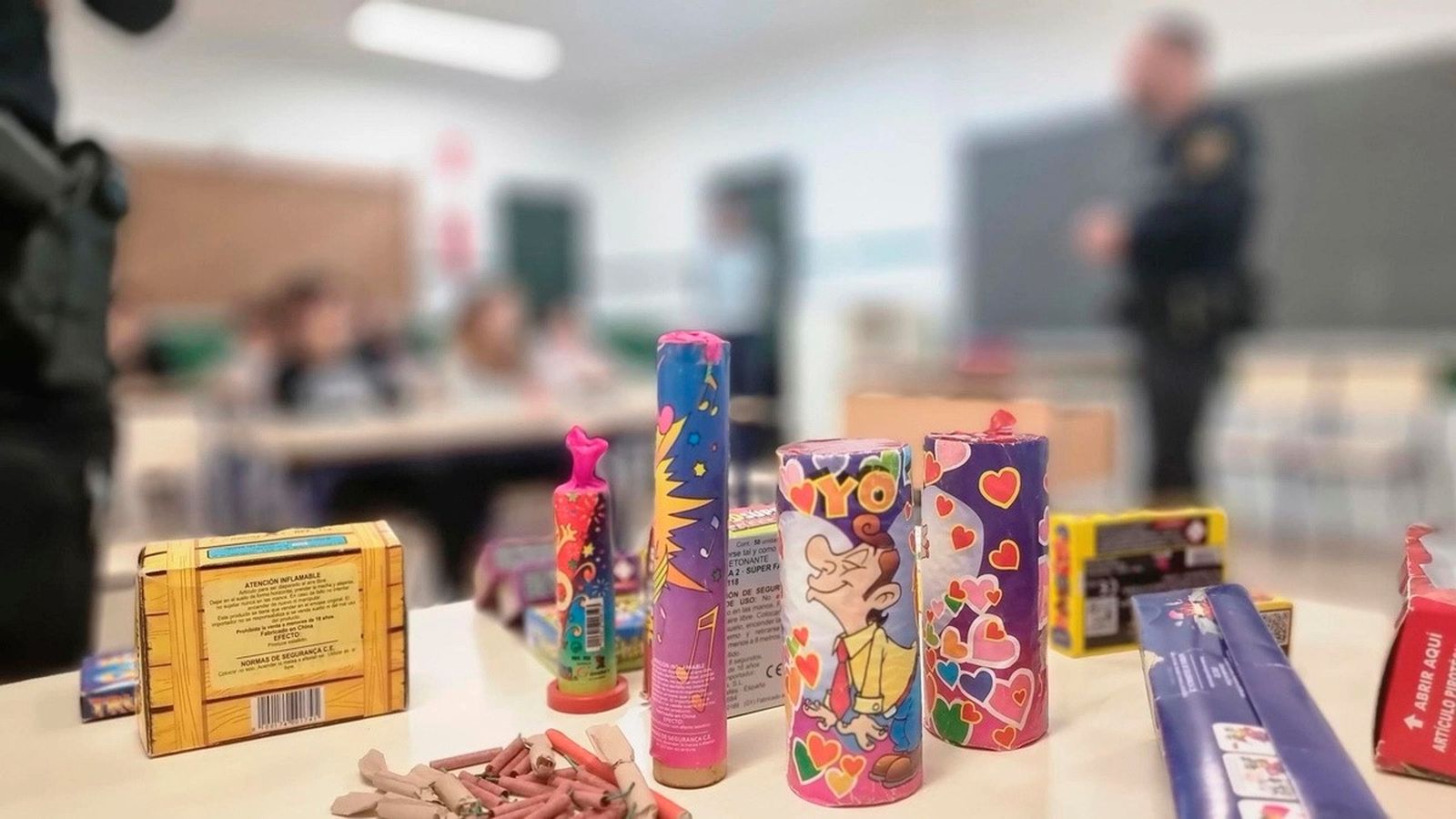 Algunos artículos pirotécnicos