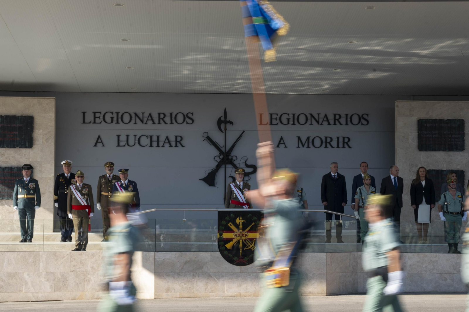 Así conmemora el día de la Inmaculada Concepción la Brigada de la Legión en Almería y despide al contingente que parte a Eslovaquia