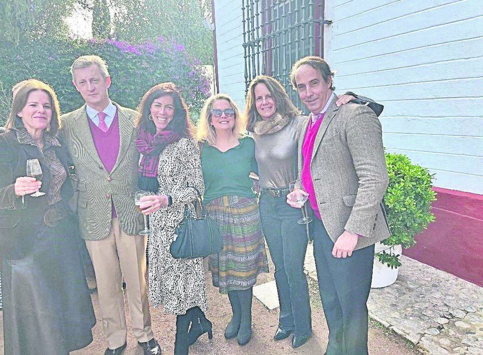 Reunión de la familia  Domecq por Navidad