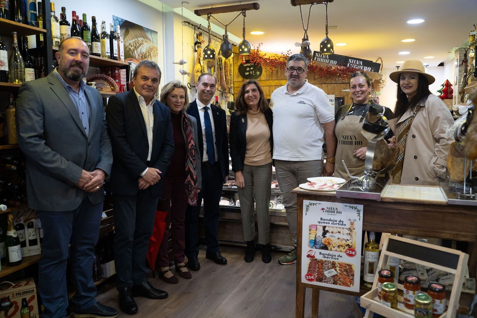 La visita institucional al Centro Comercial Abierto.