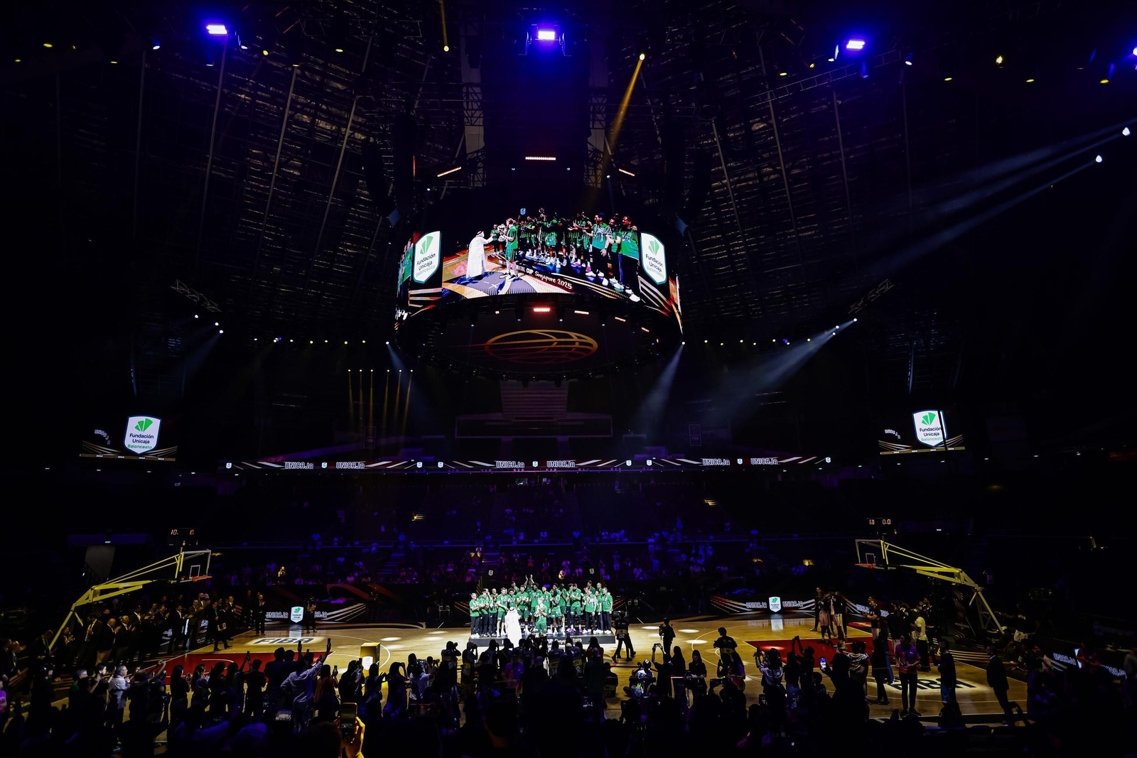 Unicaja-NBA G League United, final de la Copa Intercontinental, en fotos