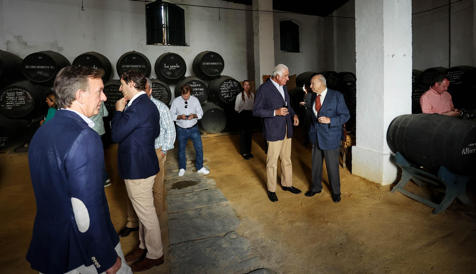 Cata de vinos de Álvaro Domecq en Jerez