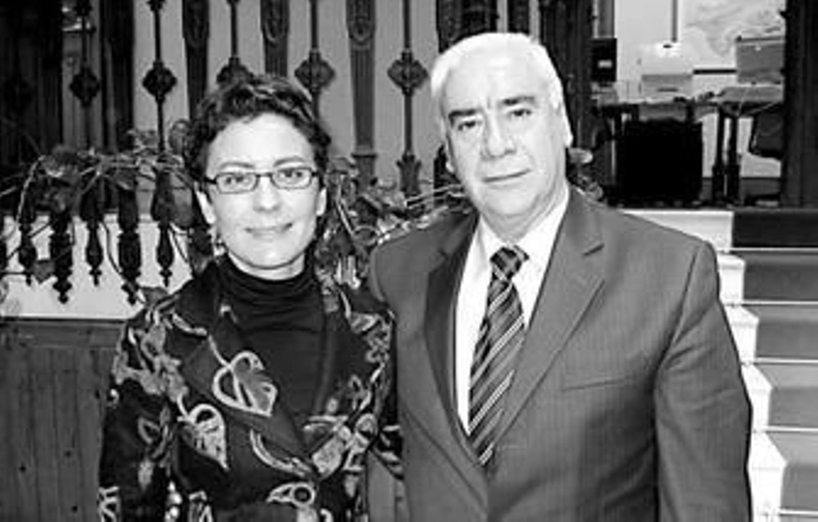 Maribel Requena junto al consejero de Turismo, Luciano Alonso.