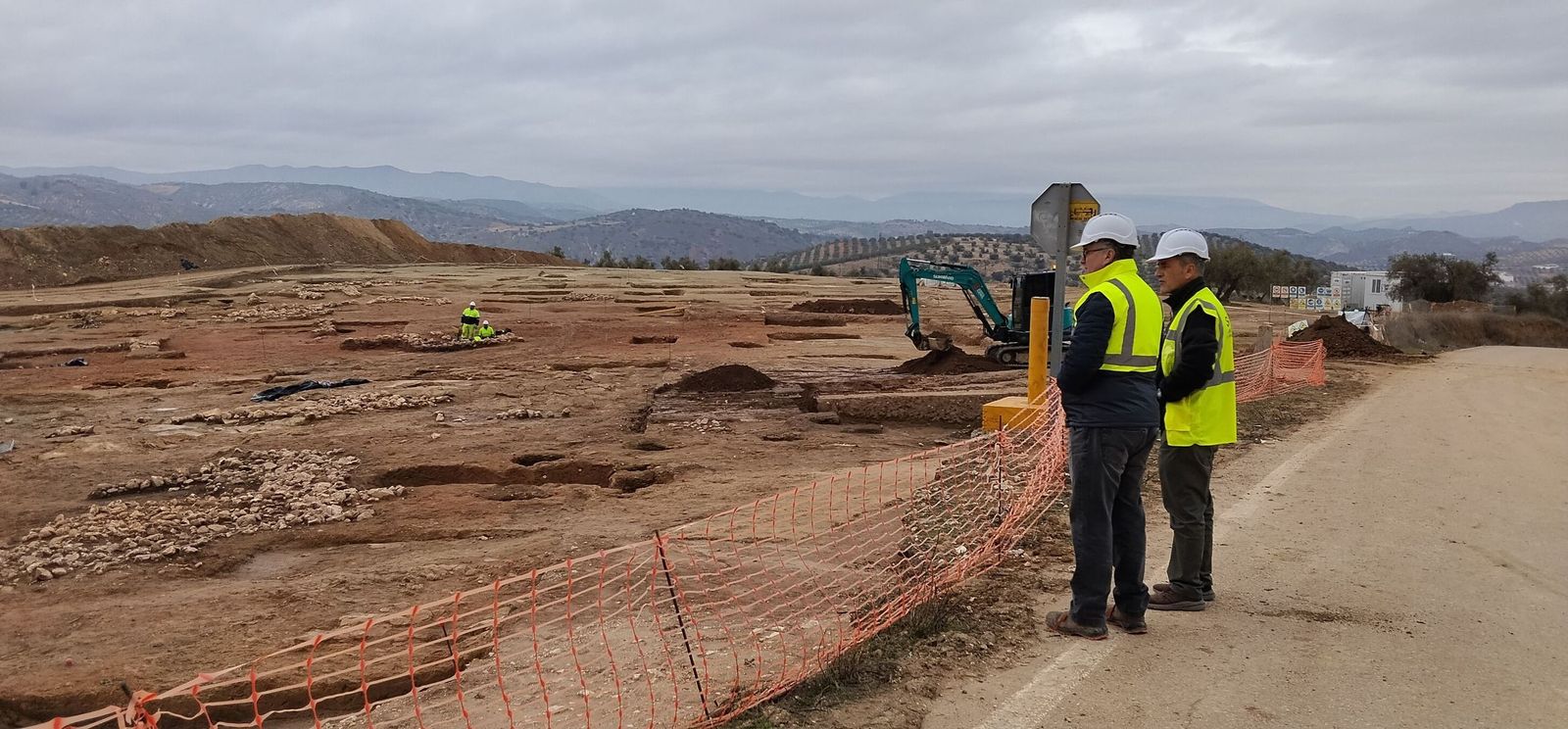 Obras en la Variante de Loja en el tramo de Riofrío