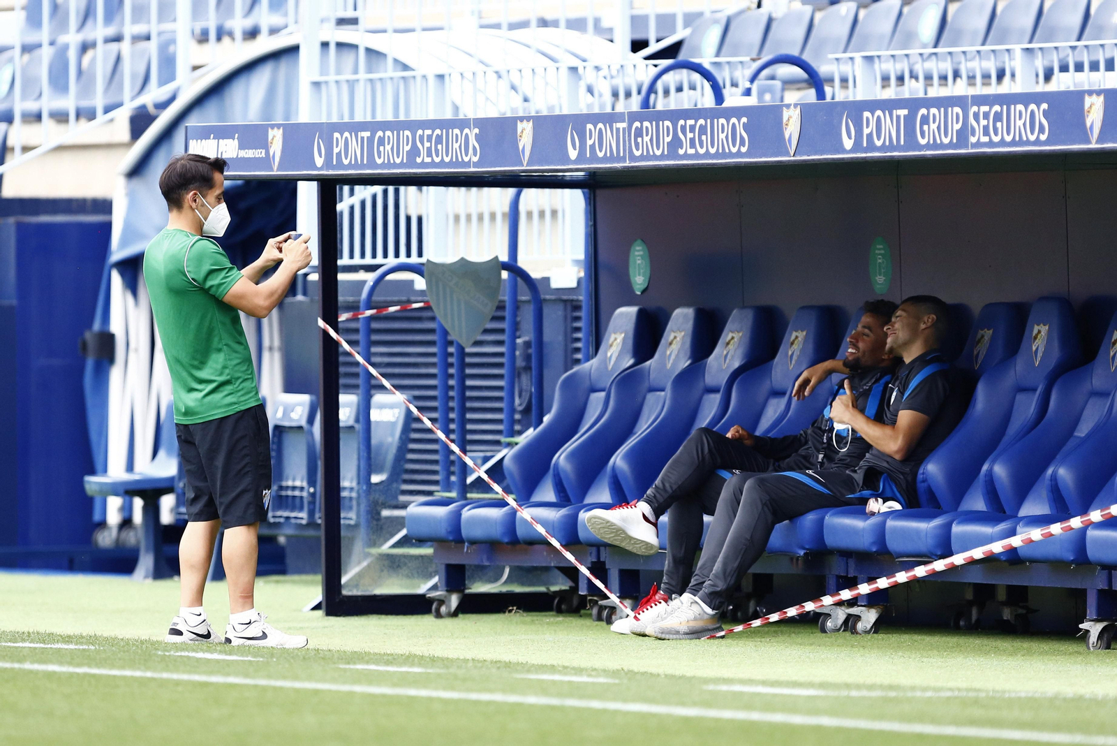 El Málaga CF-Castellón, en fotos