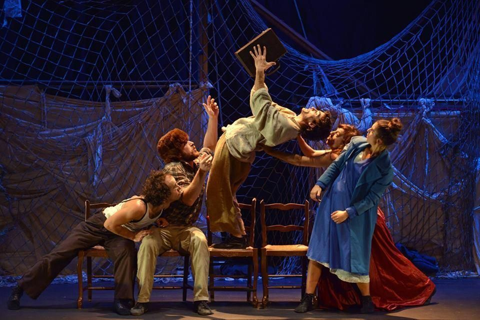 Imagen de la obra ' Donde mueren las olas' del colectivo La Balsa, que será representada el próximo otoño.